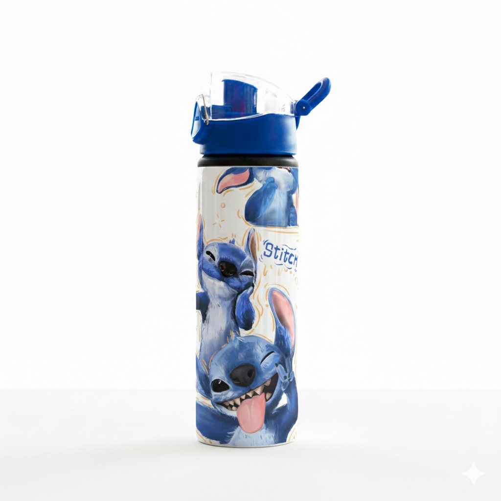 BOTELLA PERSONALIZAZDA DE 750 ML CON BOTÓN PRESIONABLE (unidad)